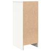 vidaXL Komoda Biała 29,5x34x76 cm Drewno klejone