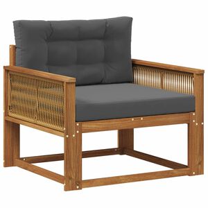vidaXL Środkowa sofa ogrodowa naturalny