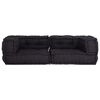 vidaXL 2-osobowa sofa modułowa, antracytowa, 140x70x36, tkanina