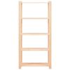 vidaXL Regały z 5 półkami, 5 szt., 80x38x170 cm, sosna, 250 kg