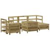 vidaXL 7-cz. zestaw wypoczynkowy do ogrodu, impregnowana sosna