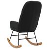 vidaXL Fotel bujany, czarny, tapicerowany aksamitem