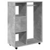 vidaXL Szafka, szarość betonu, 80x40x110 cm, materiał drewnopochodny