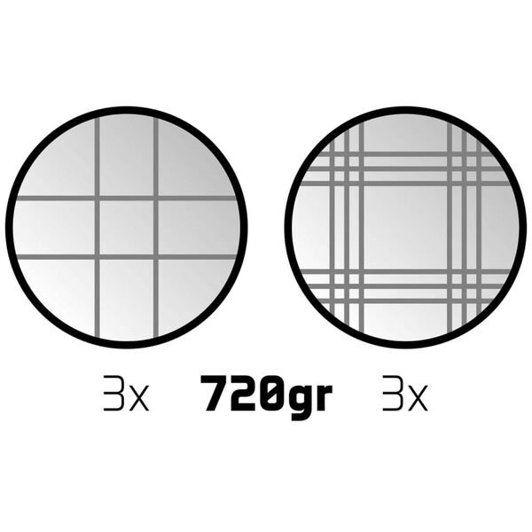 Get & Go Zestaw do gry w bule VI, 6 kul, srebrne, 52JV-CHR-Uni