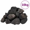 vidaXL Skała wulkaniczna, 10 kg, czarna, 5-8 cm
