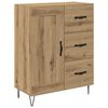 vidaXL Bufet Dąb Rzemieślniczy 69,5 x 34 x 90 cm Drewno inżynieryjne