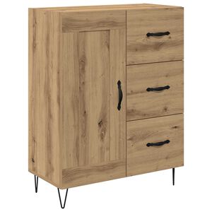 vidaXL Bufet Dąb Rzemieślniczy 69,5 x 34 x 90 cm Drewno inżynieryjne