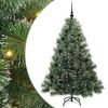 vidaXL Sztuczna choinka z 150 diodami LED Zielony 150 cm PE i PVC