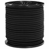 vidaXL Liny bungee 4 mm Czarny PP i guma