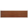 vidaXL Parapet okienny Brązowe drewno 60 x 25 x 4,5 cm PVC