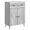 vidaXL Bufet Szary Sonoma 66 x 34,5 x 90 cm Drewno inżynieryjne