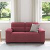 vidaXL Sofa 2-osobowa w kolorze czerwonego wina 160x81x84 cm Tkanina
