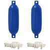 vidaXL Fendery łodzi 2 szt. &Oslash; 11 x 40 cm niebieski PVC
