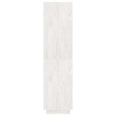 vidaXL Regał na książki/przegroda, biały, 80x35x135 cm, drewno sosnowe