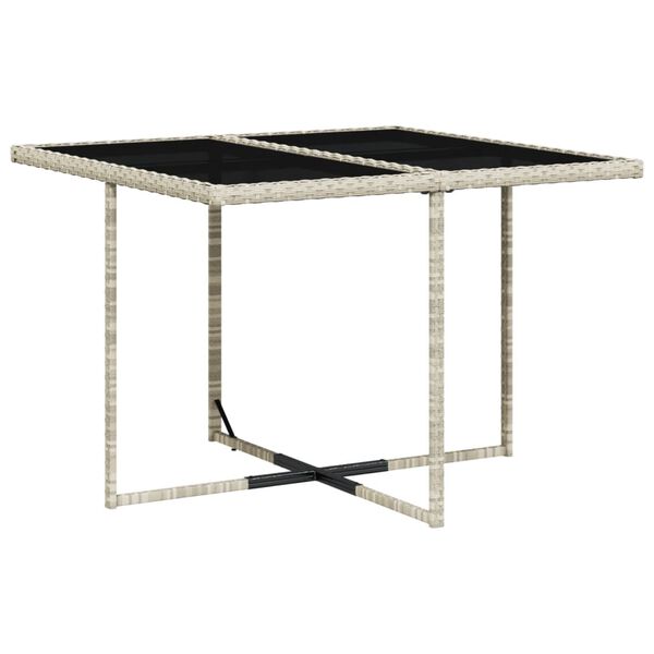 vidaXL 5-cz. zestaw mebli ogrodowych z poduszkami, jasnoszary