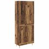 vidaXL Highboard Stare drewno 69,5 x 34 x 180 cm Drewno inżynieryjne