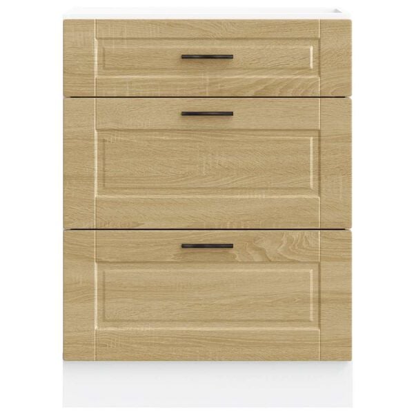 vidaXL Szafka kuchenna dolna, Porto, dąb sonoma