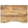 vidaXL Blat biurka, z wycięciem, 90x60x2,5 cm, surowe drewno mango