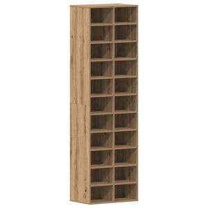vidaXL Szafka na buty Artisan Oak 54x34x183 cm Drewno klejone