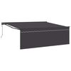 vidaXL Markiza zwijana Antracyt 400 &times; 300 cm Poliester i aluminium
