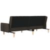 vidaXL 2-osobowa kanapa, ciemnobrązowa, tapicerowana tkaniną