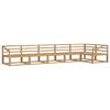 vidaXL Zestaw sof na zewnątrz 6 pcs Biały 404 x 166,5 x 73 cm