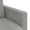 vidaXL Sofa 2 pcs Jasnoszary