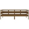 vidaXL Ł&oacute;żko dzienne, miodowy brąz, drewno sosnowe, 90x190 cm