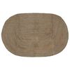 vidaXL Dywany pokojowe Owalny Szary 205 x 305 cm Juta