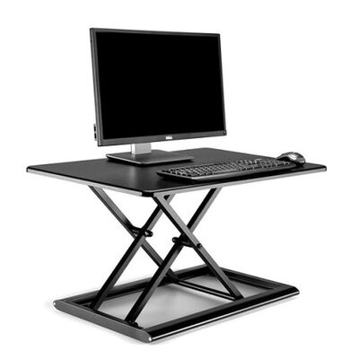 ErgoLine Regulowana podstawka pod laptopa do biurka, aluminium, czarna