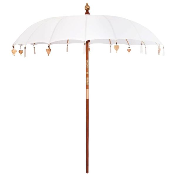 vidaXL Baliński Parasol Kremowy 215 x 215 x 260 cm