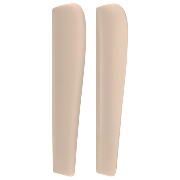 vidaXL Zagłówek uszak, cappuccino, 83x23x118/128 cm, sztuczna skóra