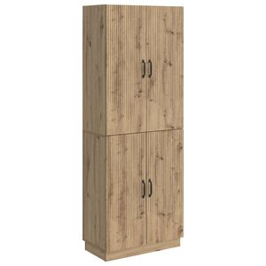 vidaXL Zestaw szafek 2 pcs Dąb artisan Drewno inżynieryjne