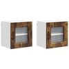 vidaXL Front do zmywarki Kalmar 2 pcs Dąb wędzony 40 x 31 x 40 cm