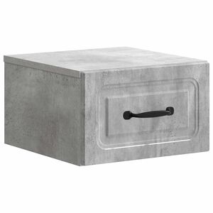 vidaXL Wisząca Szafka Nocna Betonowy szary 34,5 x 33 x 20 cm