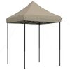 vidaXL Składany namiot imprezowy typu pop-up, taupe, 200x200x306 cm
