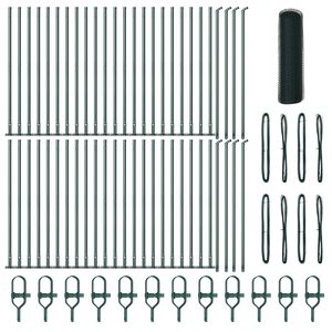 vidaXL Słupek ogrodzeniowy. Zielony 100 x 0,8 m (siatka 25 mm)