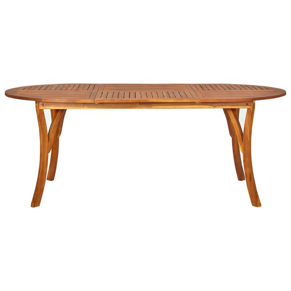 vidaXL St&oacute;ł ogrodowy, 201x100x75 cm, lite drewno akacjowe