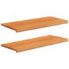 vidaXL Parapety 2 szt. Jasny Brąz 100 x 40 x 2 cm Drewno bukowe