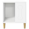 vidaXL Domek dla Ps&oacute;w Biały 44 x 42 x 49 cm Materiał drewnopochodny