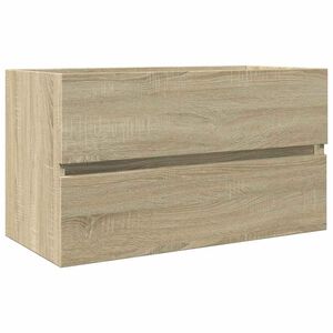 vidaXL Szafka pod umywalkę, dąb sonoma, 80x38,5x45 cm, płyta wi&oacute;rowa