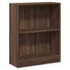 vidaXL Szafka na książki, brązowy dąb, 60x24x76 cm