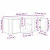 vidaXL Szafka pod telewizor Dąb rzemieślniczy 100 x 31,5 x 35 cm