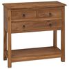 vidaXL Bufet naturalny 79 x 35 x 80 cm Lite drewno teakowe