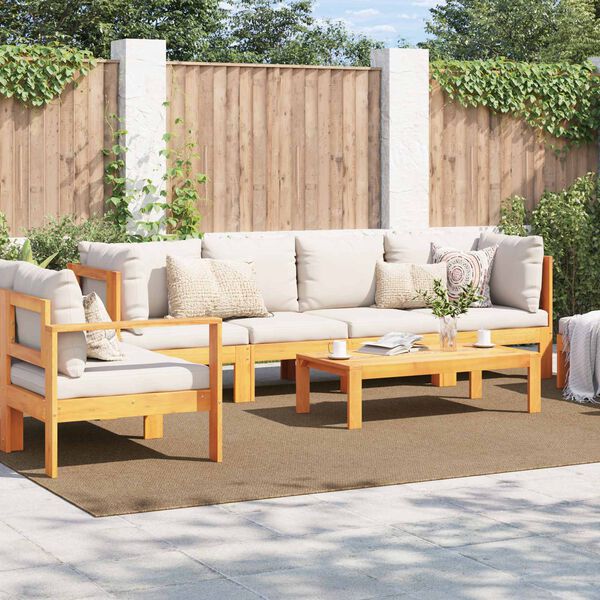 vidaXL Dywany pokojowe HUARTE Naturalny 340 x 240 cm Poliester