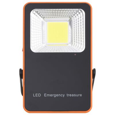 vidaXL Reflektor LED, ABS, 5 W, zimne białe światło