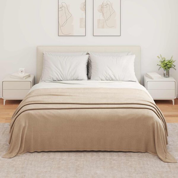 vidaXL Koc Camel 350 x 270 cm Polar