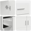 vidaXL Drewniana szafka z szufladą Biały 88,5 x 30,5 x 73 cm