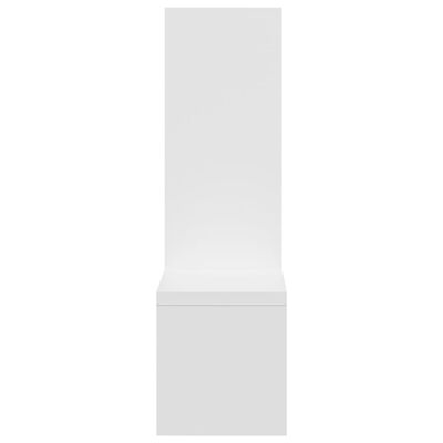 vidaXL Półki ścienne, 2 szt., białe, 50x15x50 cm