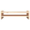 vidaXL Podstawka na monitor, 50x27x15 cm, lite drewno sosnowe